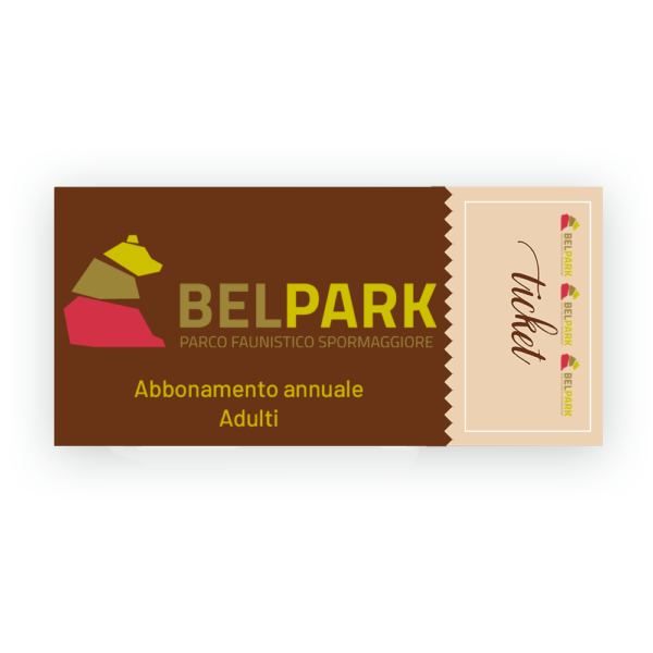 Abbonamneto annuale intero adulti Belpark